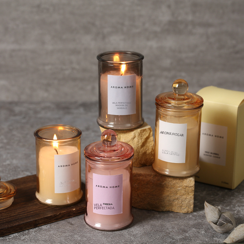 Soy Wax Scented Candle in Small Tea Canister