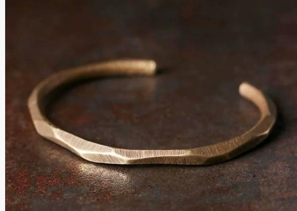 Handmade Pure Copper Bracelets for Vintage Cuffs